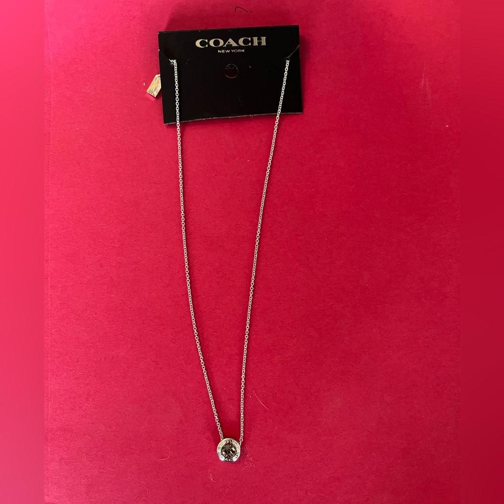 Never worn coach necklace!